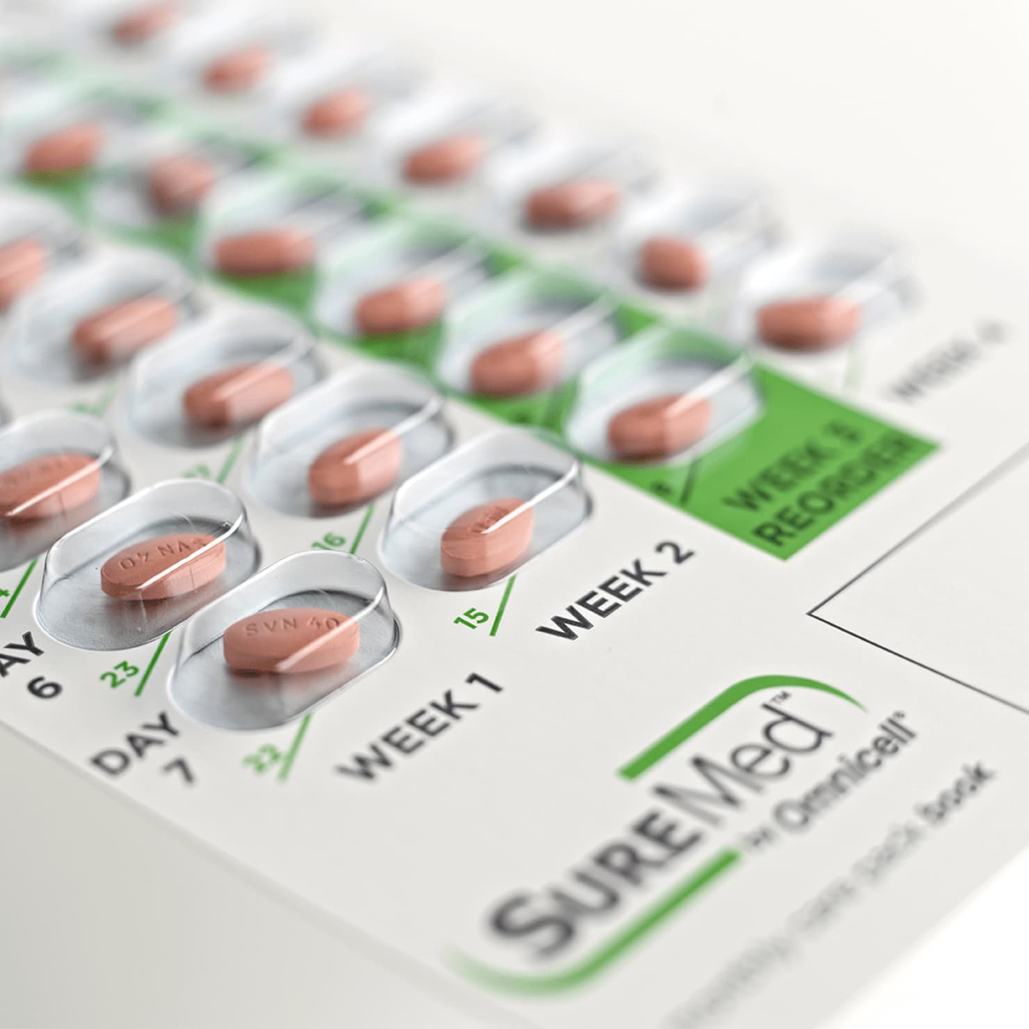 Image of single dose pill blister packs