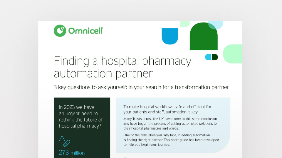 Find the Right Partner for Pharmacy Automation guide thumbnail