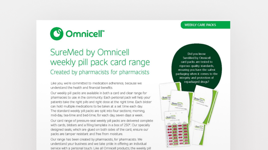 Weekly Pill Pack Product Sheet thumbnail
